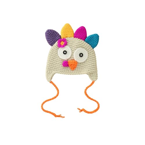 Thanksgiving Baby Turkey Hat Toddler Knitted Beanie Cute Animal Winter Cap | Thanksgiving Baby Turkey hat Toddler Knitted Beanie Cute Animal Winter Cap Cartoon for Holiday Party - image 1