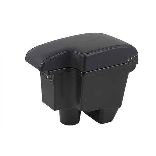 Accoudoir de voiture pour Toyota Yaris avec boîte de stockage et ports USB intégrés