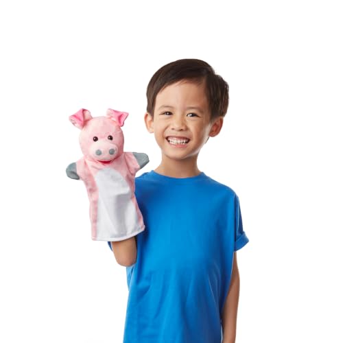 Melissa & Doug Barn Buddies Plush Hand Puppets 6-Piece Pretend Play Set - image 8