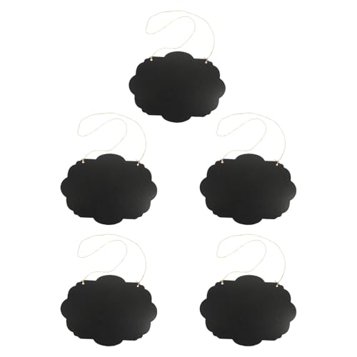 Tableau mémo suspendu en bois ardoise murale double face pour note et liste