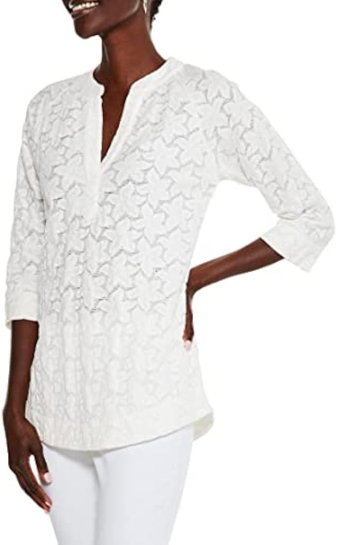 NIC+ZOE Women's Petal Lace Top