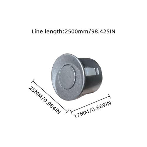 Image of Parking Sensor Kit Backup Sensor Kit Reverse Sensor for Car 18 Color Options for Probes Adjustable Alarm Volume Professional Sensore de Reversa para Carro Safe Driving Assistant(Grey)