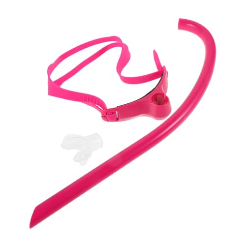 KOMBIUDA Beginner Lap Swimming Snorkel for Training Front-Mounted Snorkel Adjustable Mouthpiece for Adult Swimmers