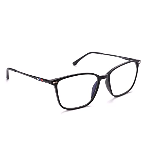 Intellilens Square Blue Cut Computer Glasses for Eye Protection Zero