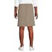 Lands' End School Uniform Girls Active Performance Chino Skort Top of The Knee 12 Khaki