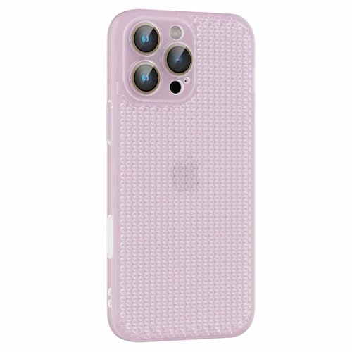 MAYABABY 対応iPhone13Pro用ケース カバー 半透明 超スリムな メッシュ 通気性 放熱 TPUシリコンケース Qi充電 耐衝撃 スマホケース13Proケース 携帯ケース 中空放熱 防衝撃 擦り傷防止 滑り止め 軽量 薄型