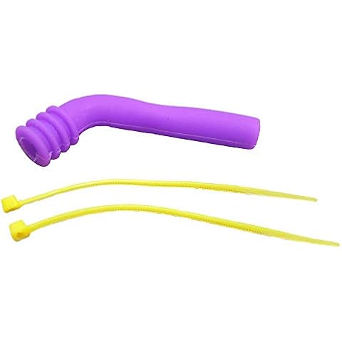 CPV 51813P 1/10 Scale RC Nitro Engine Exhaust Pipe Silicone End Deflector Purple 8mm Cover