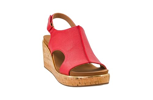 Image of Corkys Footwear Womens Carley Wedges, Featuring Corkys EVA Foam Cushioned Insoles, A 2.5 Inch Heel, Lightweight For All Day Wear, And Hook And Loop Closure