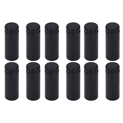 Standoff Screw, 12PCS 19×50mm Advertising Nail Thickened Stainless Steel Stable Polished Matte Black Standoff Screws Acrylic - Image 4