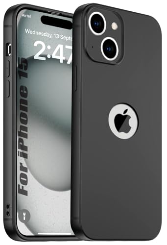 SQUIF Silicone Slim Soft Back Case for iPhone 15 Cover Ultra Thin, Flexible with Precise Camera Cuts and Extra Protection, Black (B0CN5MQ8WR) Amazon Price History, Amazon Price Tracker