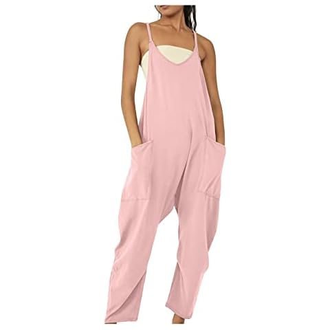 LUTKYC Women's Casual Summer Dungarees Cover