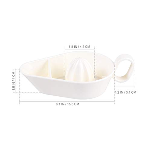 ULTECHVO 2 peças mini copo manual de suco de frutas, espremedor de frutas e laranja manual multifunc
