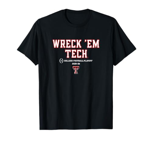 Texas Tech Red Raiders College Football Playoff Slogan 2025 T-Shirt