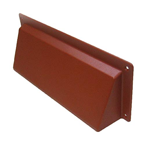 Timloc Terracotta Hooded Cowl 9" x 3" Vent Cover for Air Bricks Grilles Extractors