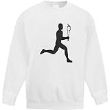 antorcha olimpica barcelona 92 precio 80% algodón y 20% poliéster Azeeda \'La Antorcha Olímpica\' Sudadera de niño (14-15 años) (KW00051726)