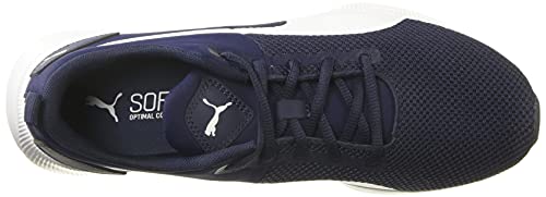 PUMA Puma Unisex-Adult Men's Flyer Runner Running Shoe Sneaker, Peacoat White, 10
