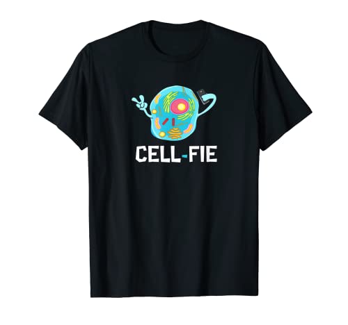Biology Joke Cell-Fie Selfie Camiseta divertida Camiseta