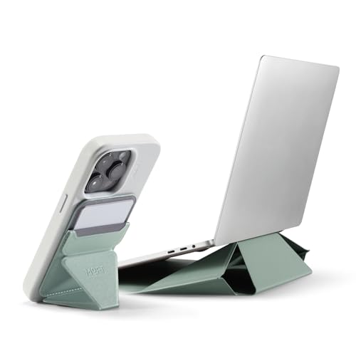 MOFT Laptop Sleeve Bag for 13"-14" Seafoam & Magnetic Wallet Stand Seafoam