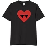 [オリメイク] ママ ハート 母の日 母 プレゼント tシャツ おもしろt シャツ 文字 ブラック Sサイズ