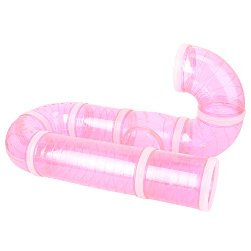 VILLCASE 5Pcs DIY Brinquedo para Túnel de Hamster Tubo de Plástico Conjunto de Tubo de Plástico Aces