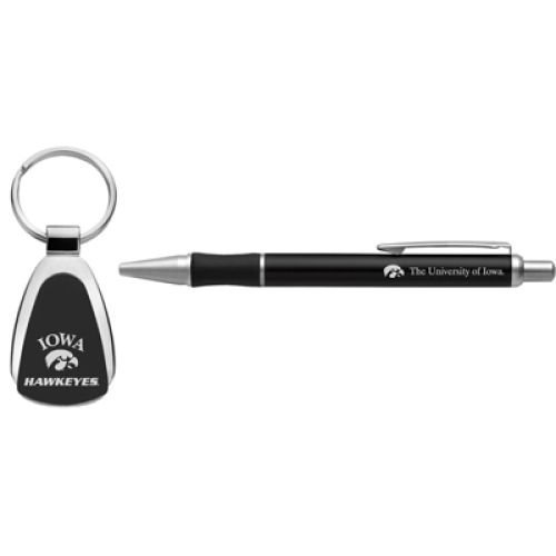 LXG Iowa Hawkeyes Pen And Keytag Gift Set