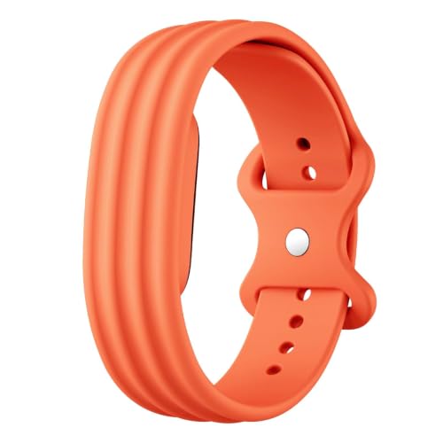 Google Fitbit Air(�J���[:�I�����W)�Ή��W�F�l���b�N�P�[�X �V���R�� �X�|�[�c ���߉\�ȃ��[�v�X�g���b�v �����p�o���h