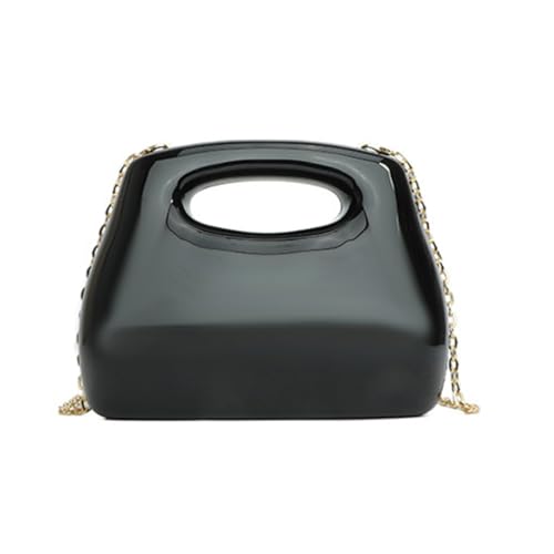 Sac à main en acrylique pour femme chic et transparent avec bandoulière amovible