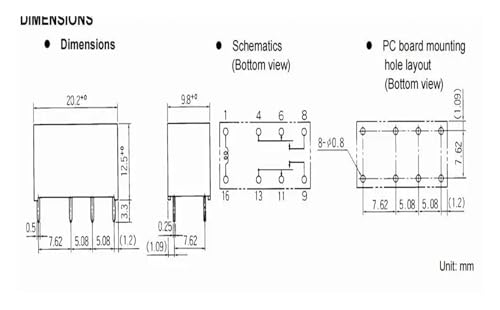 Relé TDS-12 S19-12VDC soluciona fallos de energía en placas 2