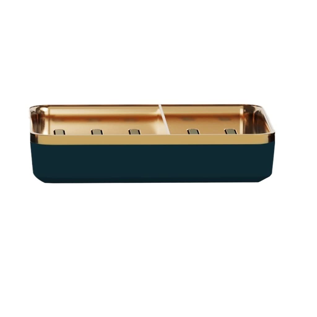 Soap Dish Drainage soap dish home punch-free wall-mounted soap box washbasin bathroom kitchen rectangular drain soap rack Soap Box