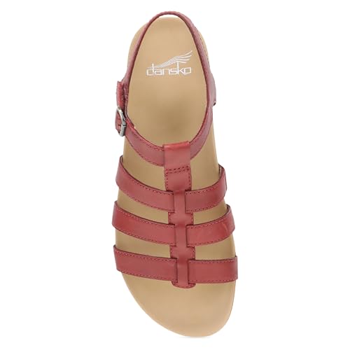 Image of Dansko Janice Fisherman Sandal for Women - Leather Linings and Uppers for All-Day Comfort - Dual-Density EVA Footbed and Lightweight Rubber Outsole for Long-Lasting Wear