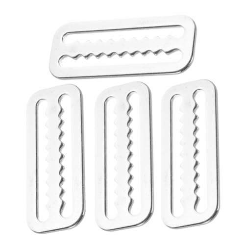 VANZACK Stainless Steel Diving Belt Clip Serrated Slide Keeper for Diving Weights Belt Retainer Clip