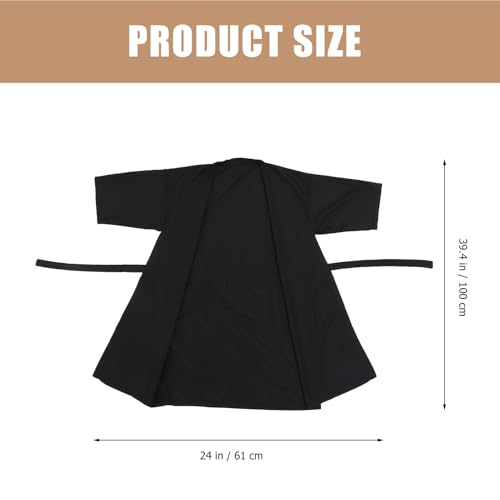 VILLCASE Capa impermeable para corte de cabello para salón y barberos negra miniatura 2