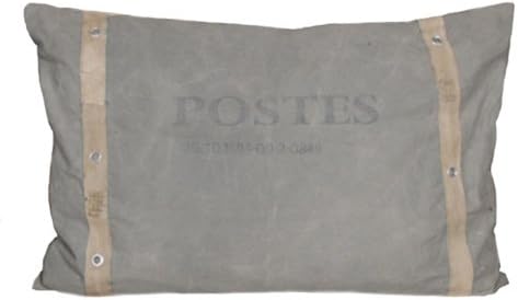 Stamped Canvas Large Floor and Accent Pillow “Postes"
