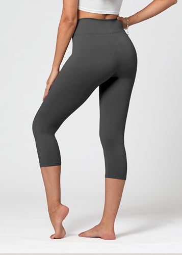 Image of Conceited High Waist Leggings in Shorts, Capri and Full Length - Buttery Soft - 3 inch High Waistband - Regular and Plus Size