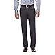 Haggar Premium-Herrenhose, bügelfrei, Klassische Passform, Flache Vorderseite, Freizeithose (Normale und große Größen), grau dunkel, 38W / 34L