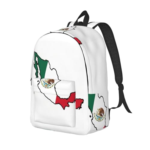 Mochila porta ordenador EdWal con estampado de mapa resistente al agua 2