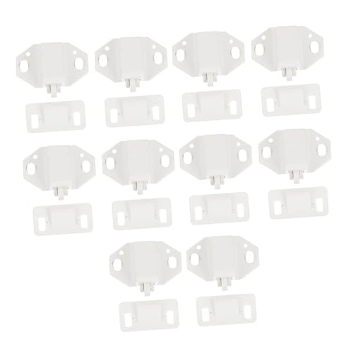 HYTROVE 10セット 耐久性プラスチック製ドアボールキャッチラッチ 木製家具 網戸対応 簡単取付け実用的なドアロック