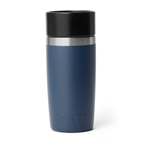 Image of YETI Rambler 12 oz Travel Bottle, Stainless Steel, Vacuum Insulated with Leakproof Commuter Cap, Navy
