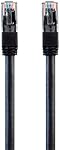 Monoprice 136214 Cat6 Câble Ethernet d'extérieur - 25' - Noirs sans tache RJ45, Volés, 550MHz, UTP, Fils de cuivre pur à barres, 24AWG