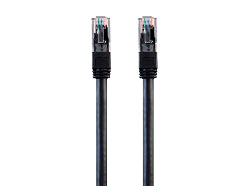 Monoprice Cat6 Outdoor Rated Ethernet Patch Cable - 50 Feet - Black | Snagless RJ45, Stranded, 550MHz, UTP, Pure Bare Copper Wire, 24AWG - Image 2