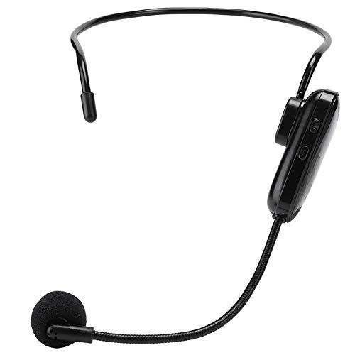 Microphone sans Fil, UHF Micro-Cravate sans Fil Professionnel Clip on Microphone pour Enseignement, Prédication, Parole, etc Cover