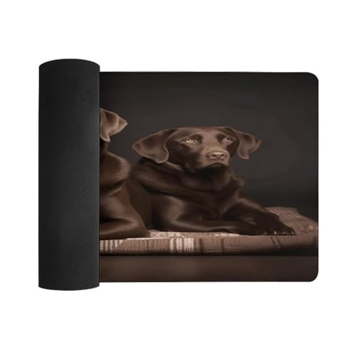 Mouse Pad Grande de Goma Estilo Labrador miniatura 3