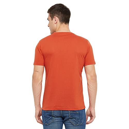 Image of Orewa by OKANE Men's Solid Round Neck Cotton T-Shirt (Pack of 2)