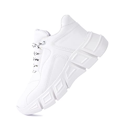 Vendoz Women & Girls White Casual Sports Shoes Sneakers - 36 EU