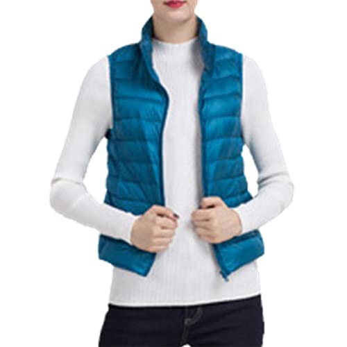 Chaleco de las mujeres invierno en plumón de pato blanco slim XL