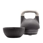 Kettlebell Kings Adjustable Competition Kettlebell - Adjustable Weight from 26 lb to 70 lb - Includes 7 Weight Plates for Strength Training at Home or Gym - Durable Steel Shell for Long-Lasting Use - Image 5