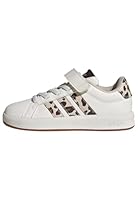 adidas Unisex Kinder Grand Court 3.0 Children Shoes, core White/Crystal Linen/Aurora Coffee, 34 EU