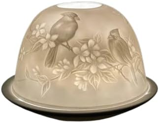 Cardinal, LED Light, Porcelain, 4.75-inch Width x 3-inch Height, Home Decor