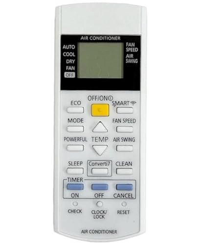 Image of VNQ AC Remote Compatible for Panasonic 1.5 Ton 3 Star Wi-Fi Inverter Smart Split AC Remote Converi7 7in1