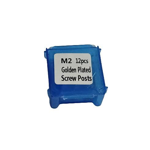 DENTAL TOOL Golden Metal Post Refill Screw (PACK OF 12PC) (M2)